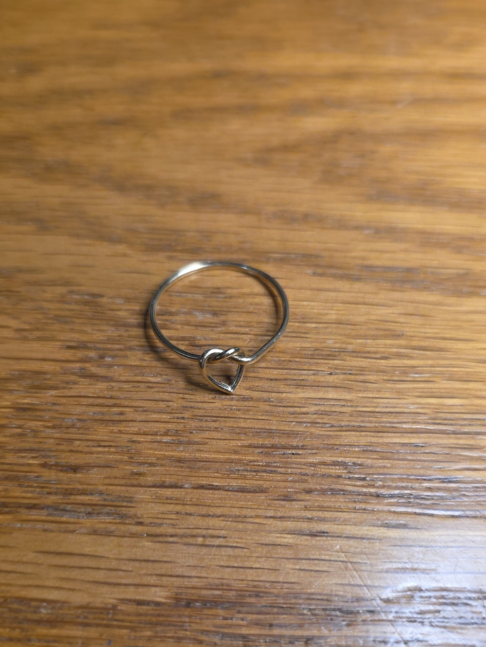 Delicate 1/20 14k Heart Knot Ring Suze 6